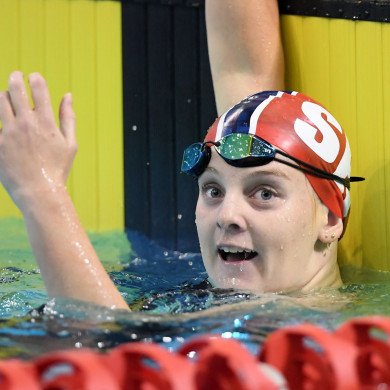 Madeleine McTernan secured eight gold medals at Age Champs.