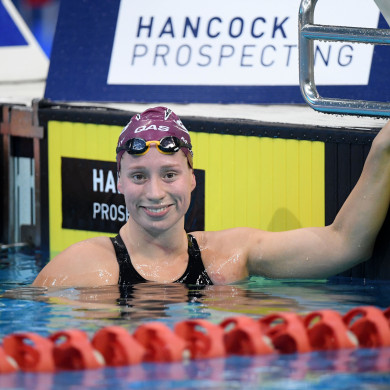Monique Murphy competes at the 2019 Hancock Prospecting Australian Swimming Championships.